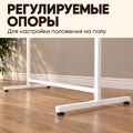 Вешалка напольная для одежды SNELLO-BIANCO в стиле "ЛОФТ", белого цвета